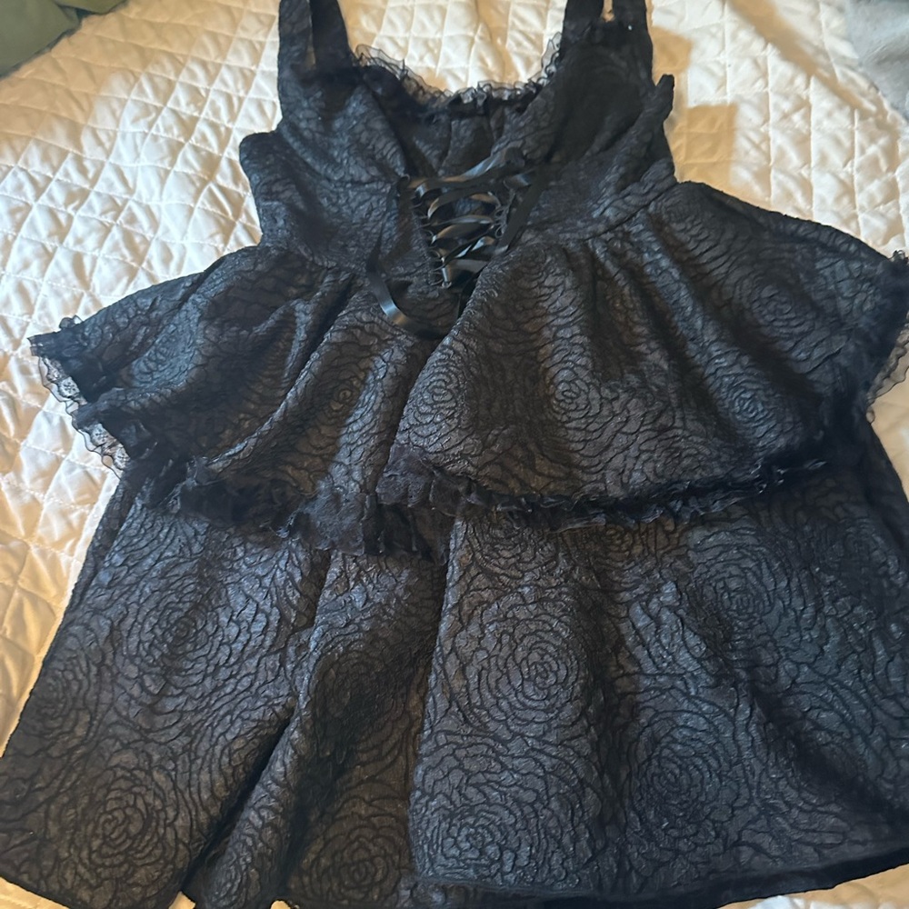 Elegant Black Lace Dress
